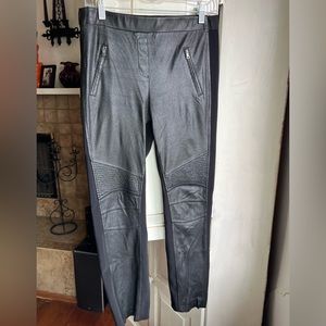 Pleather leggings size Med.